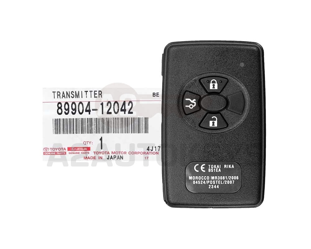 Toyota Corolla 2008-2014 Genuine Smart Key 433MHz 89904-12042 / 89904-12043