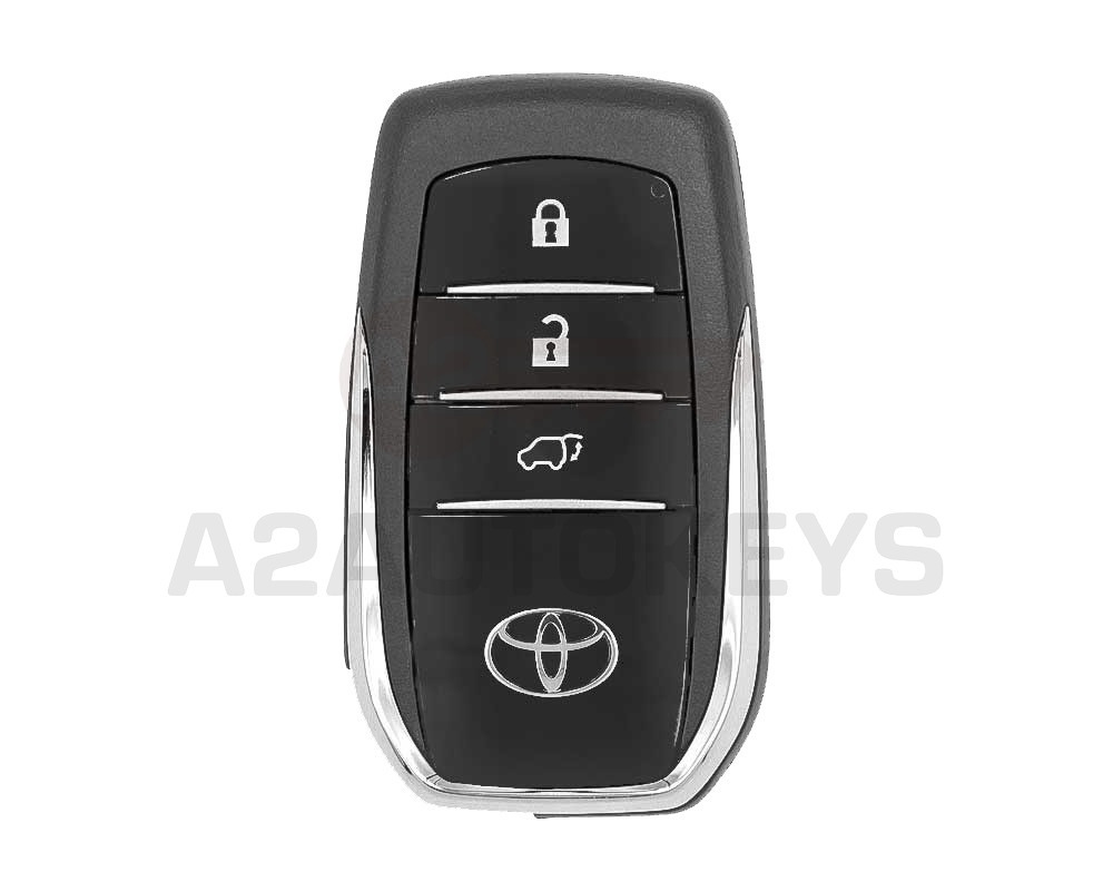 Toyota Fortuner 2016-2024 Smart Remote Key 3 Buttons 433MHz 89904-0K070 / 89904-0K071 / 89904-0KK90