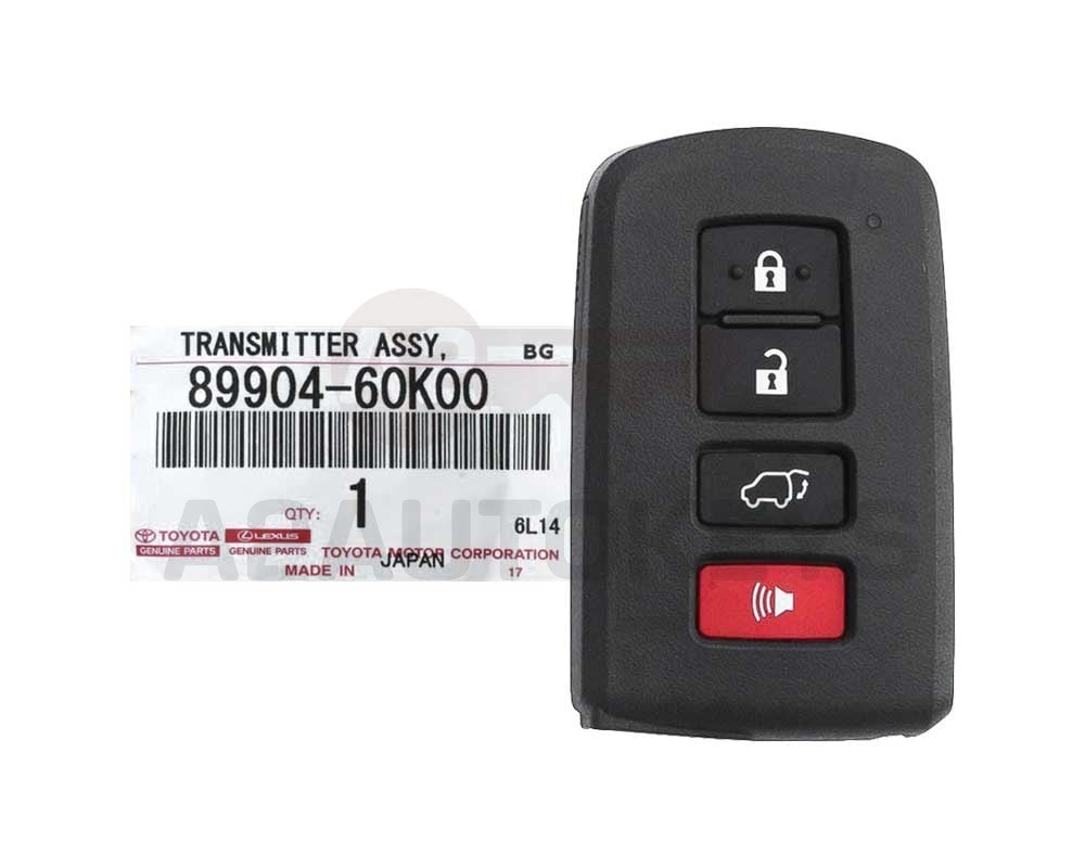 Toyota Land Cruiser 2016-2017 Genuine Smart Key 433MHz 89904-60K00 / 89904-60K60 / 89904-60K01