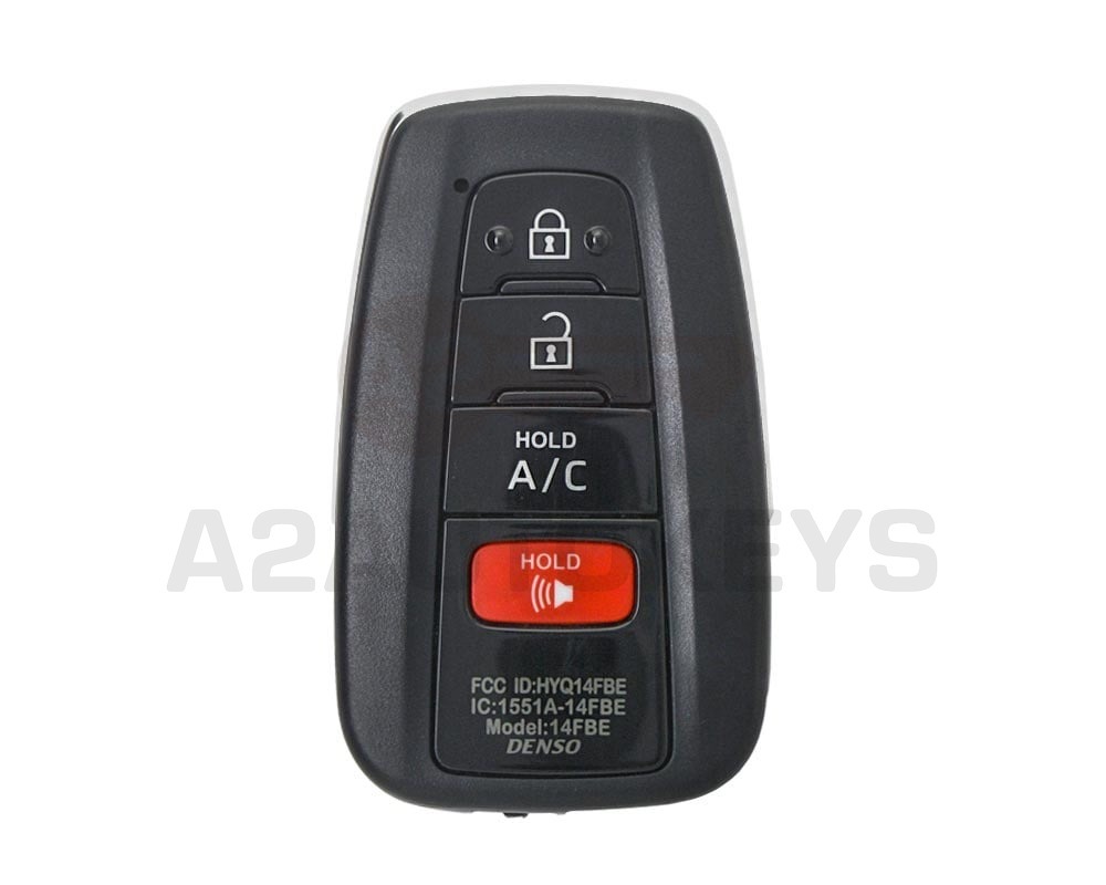 Toyota Prius Prime 2017 Genuine Smart Key Remote 4 Buttons 315MHz 89904-47460 / 89904-47790