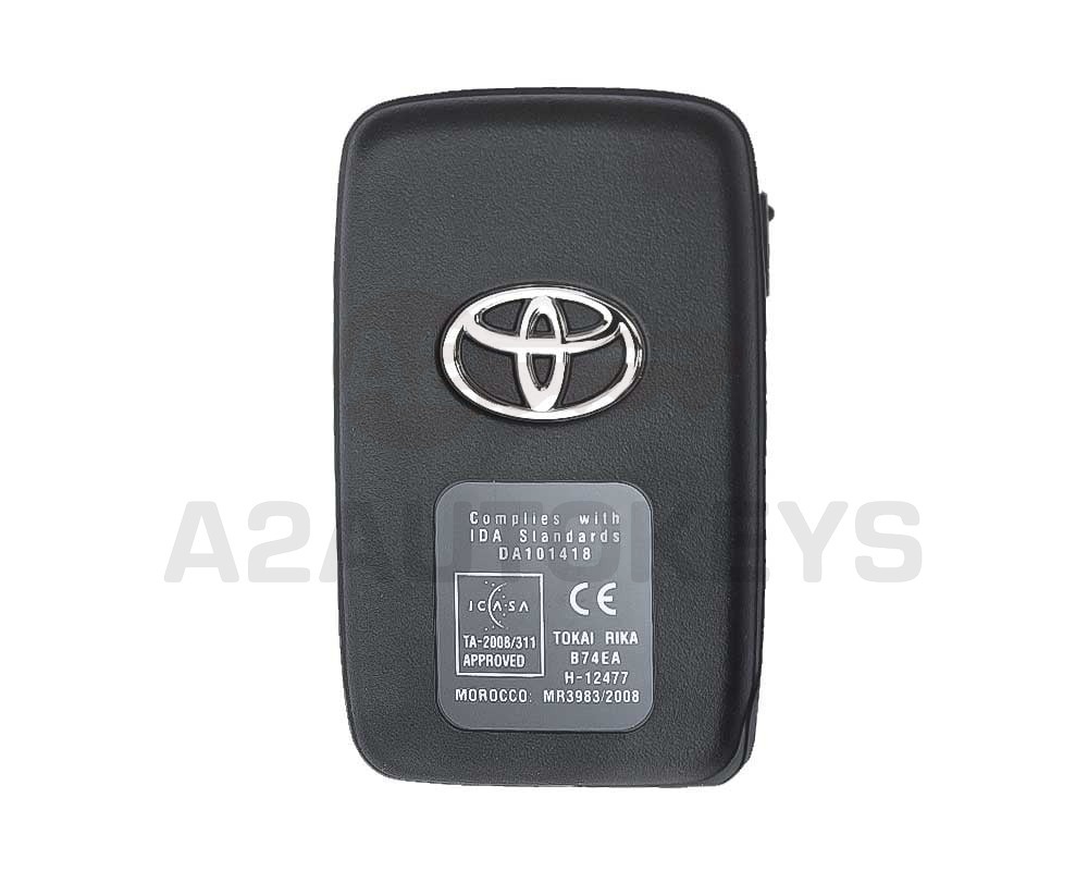 Toyota Prius / Verso 2010-2015 Genuine Smart Remote Key 433MHz 89904-47380 / 89904-47381 / 89904-47382