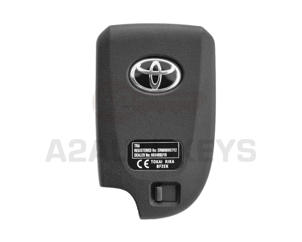 Toyota Yaris 2012-2018 Genuine Smart Key Remote 433MHz 89904-52511 / 89904-52512