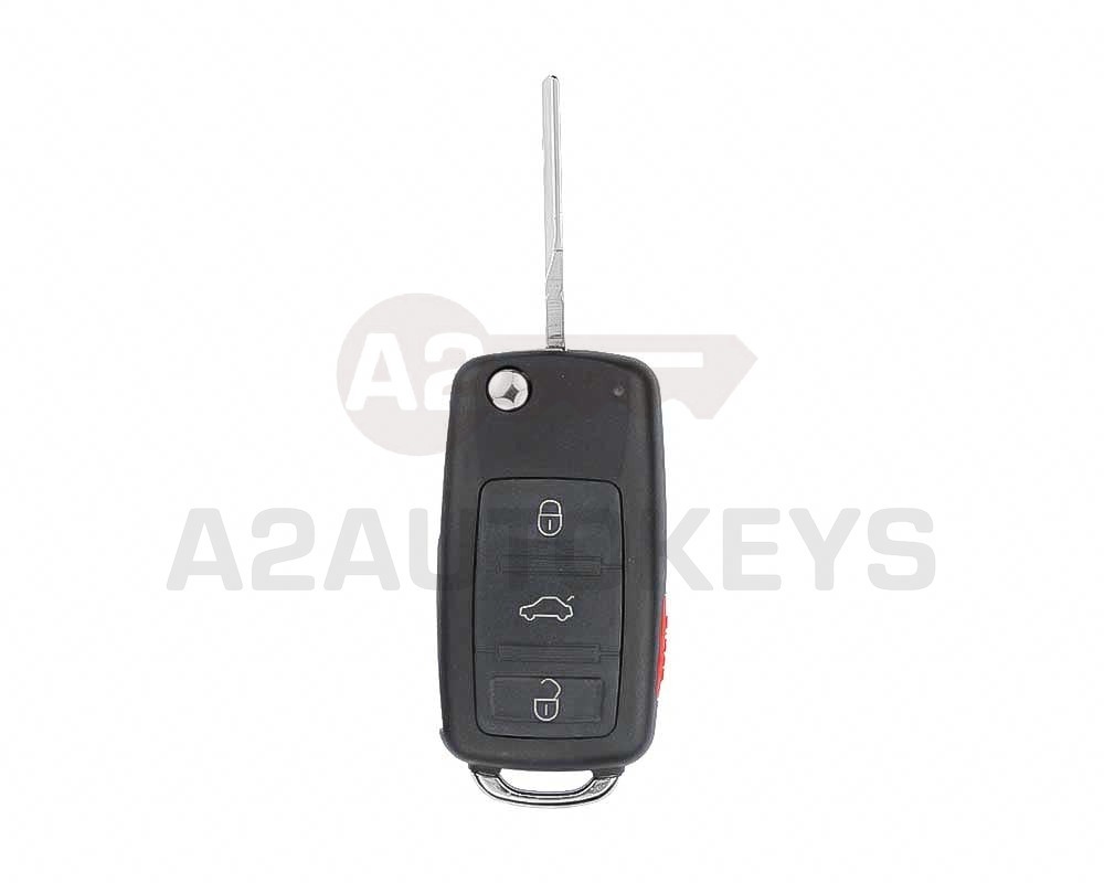 Volkswagen VW Touareg Flip Remote Key 4 Buttons 315MHz PCF7947 Transponder