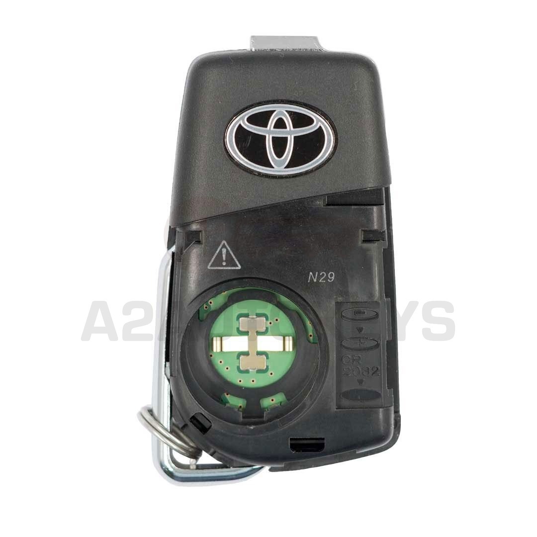 Toyota Corolla Original Flip Remote Key 3 Buttons 433MHz