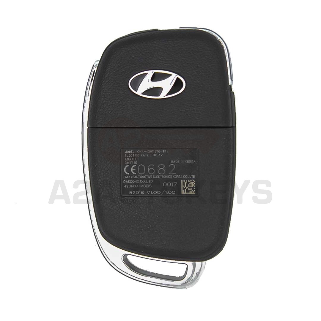 Hyundai H1 2016-2020 Original Flip Remote Key 2 Buttons 433MHz 95430-4H400 / 95430-4H300 / 95430-4H401