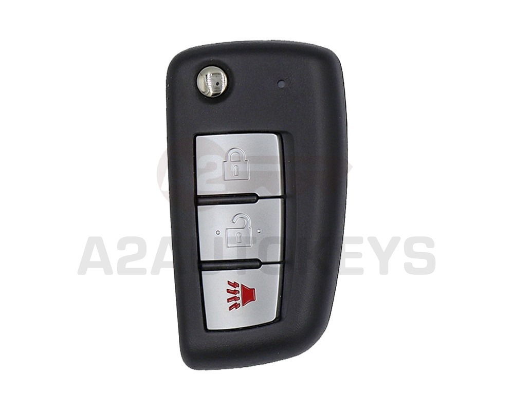 Face to Face Universal Flip Remote Key 2+1 Button 433MHz Nissan Type