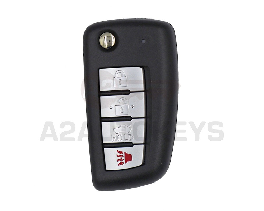 Face to Face Universal Flip Remote Key 3+1 Button 433MHz Nissan Type