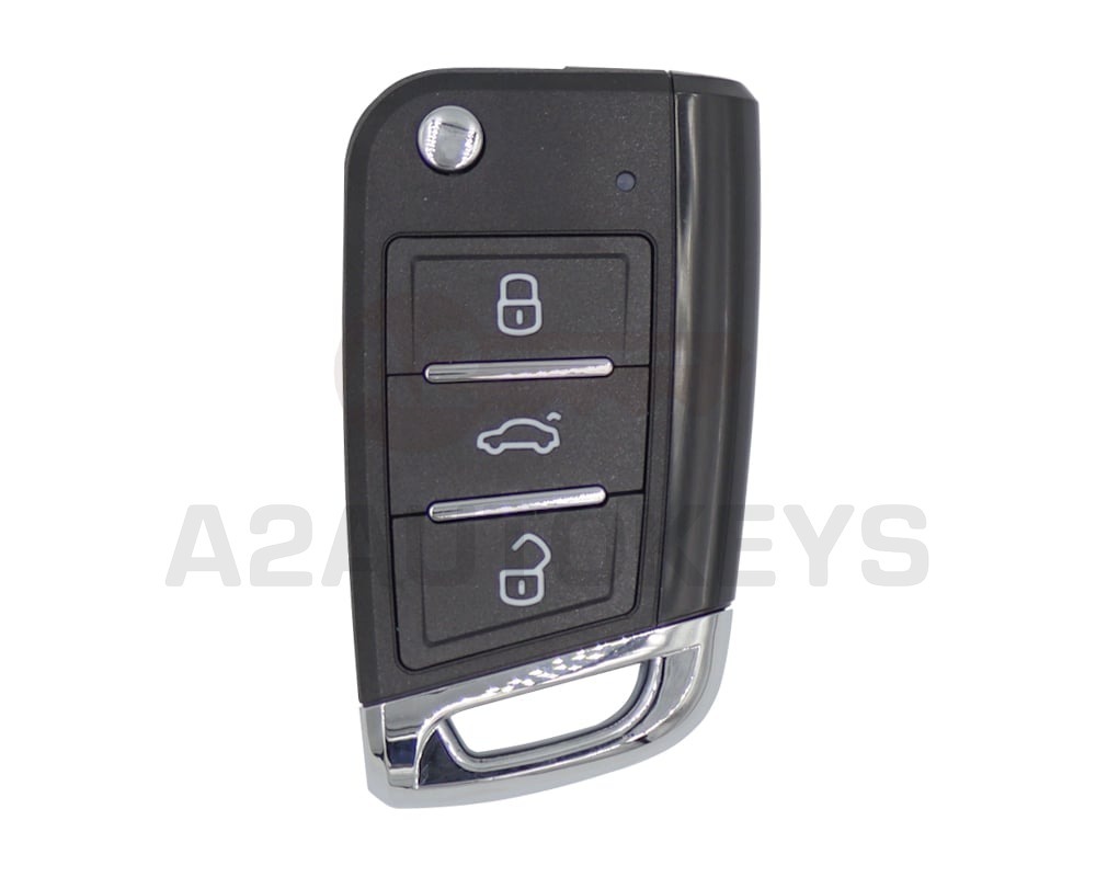 Face to Face Universal Flip Remote Key 3 Buttons 315MHz Volkswagen MQB Type