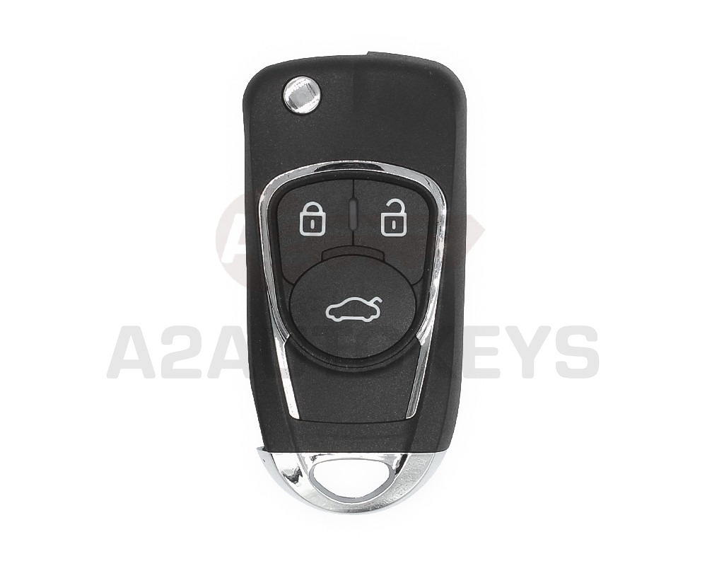 Face to Face Universal Flip Remote Key 3 Buttons 433MHz GM New Type