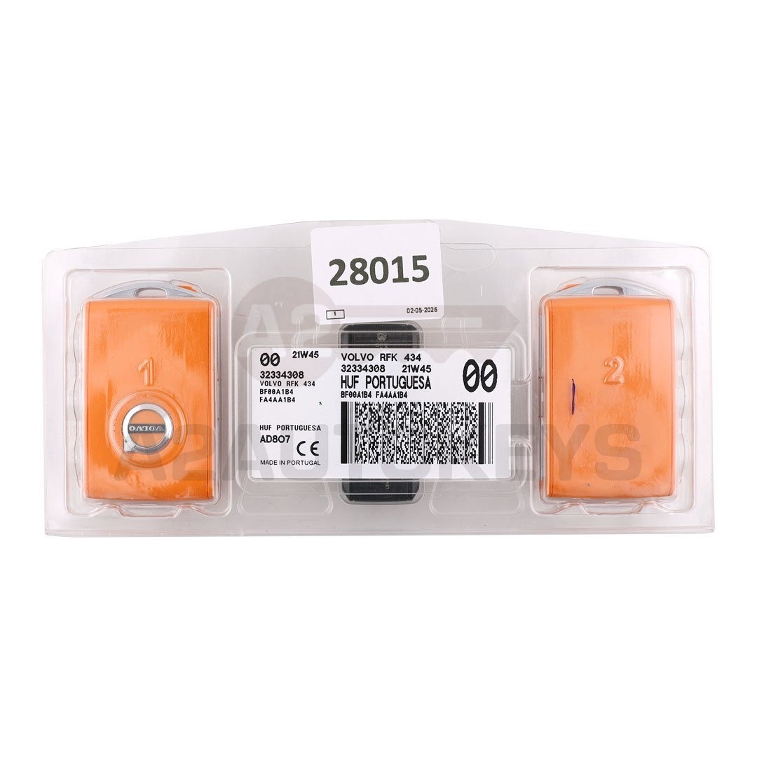 Volvo Genuine Smart Remote Key 4 Buttons 434MHz 32334308