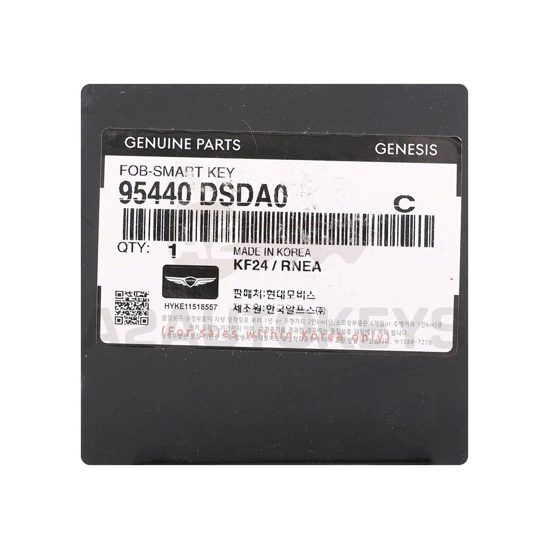 Genesis GV70 2025 Genuine Smart Remote Key 6+1 Buttons 433MHz 95440-DSDA0