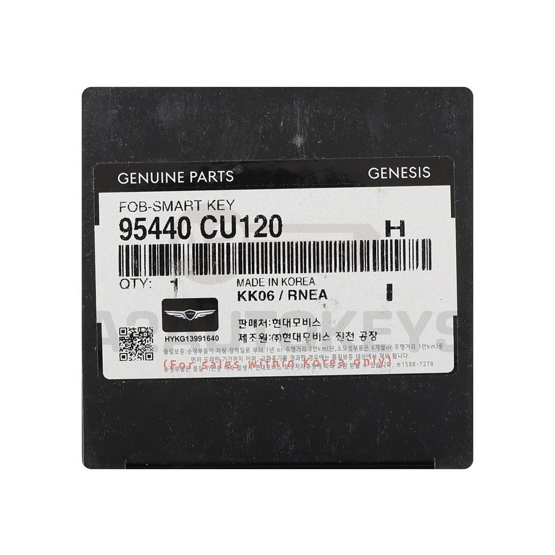 Genesis GV60 2023 Genuine Smart Remote Key 7+1 Buttons 433MHz 95440-CU120