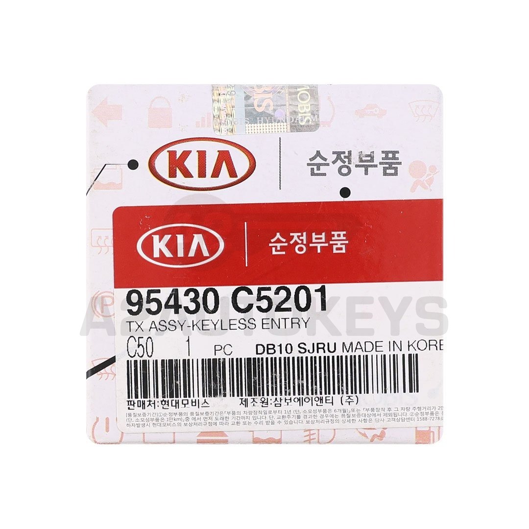 KIA Sorento 2017 Flip Genuine Remote Key 3 Buttons 433MHz 95430-C5201