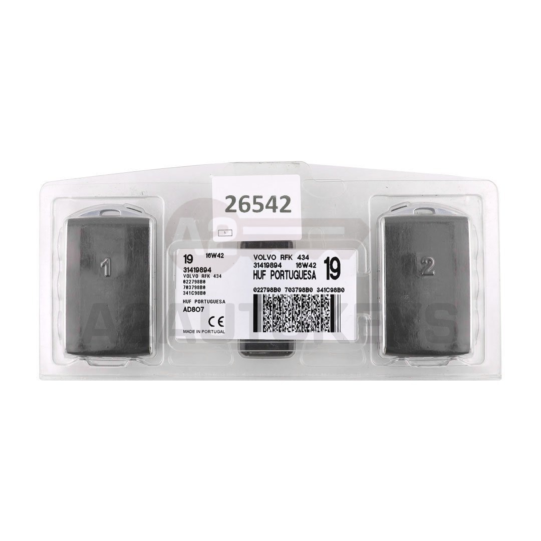 Volvo Genuine Smart Remote Key 4 Buttons 434MHz 31419894