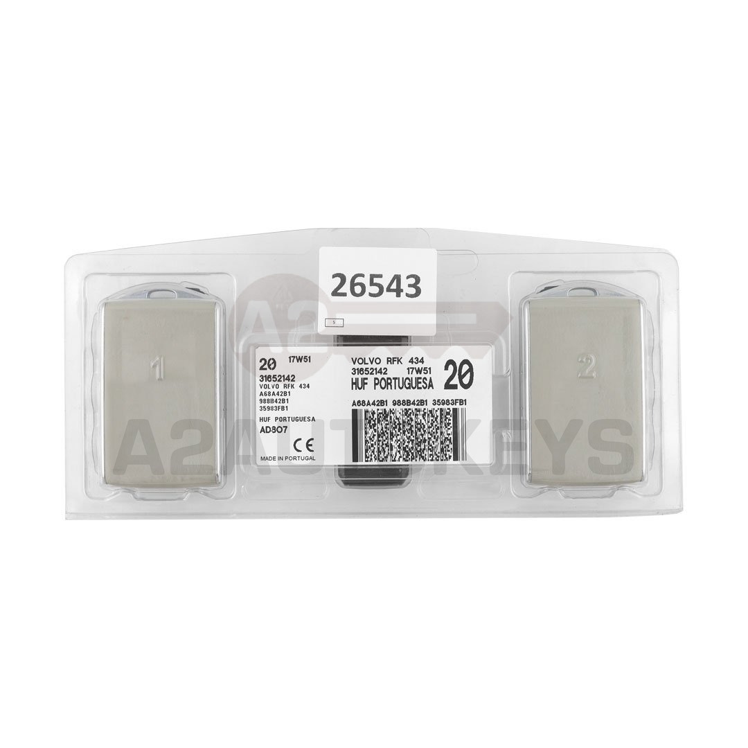 Volvo Genuine Smart Remote Key 4 Buttons 434MHz 31652142