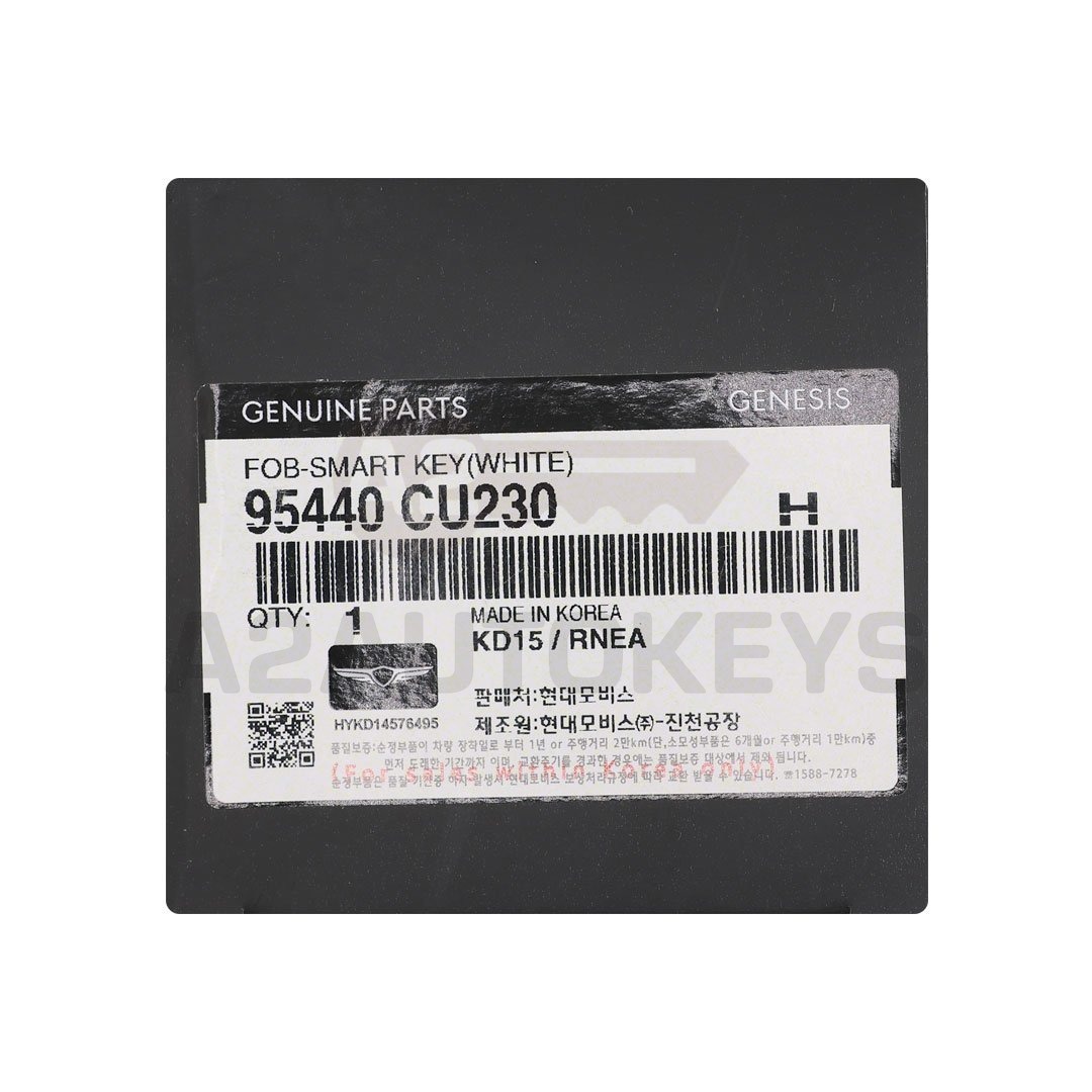 Genesis GV60 2023 Genuine Smart Remote Key 5+1 Buttons 433MHz 95440-CU230