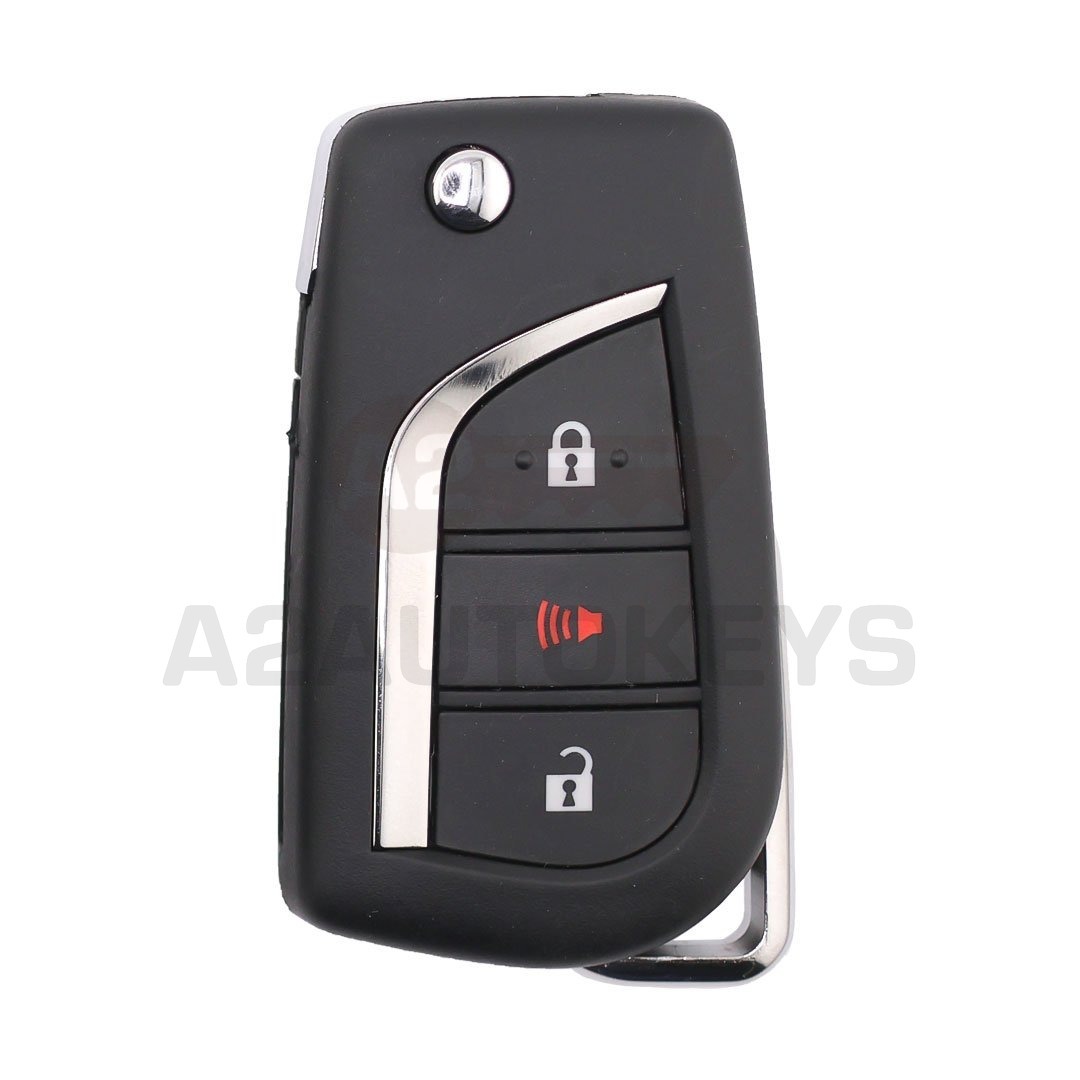 Toyota RAV4 2024 Original Flip Remote Key 2+1 Buttons 433.93 ASK MHz
