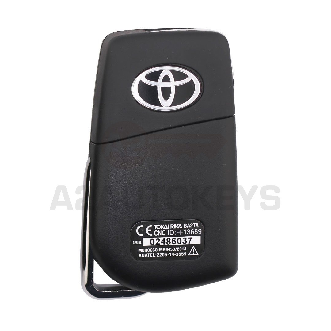 Toyota RAV4 2024 Original Flip Remote Key 2+1 Buttons 433.93 ASK MHz