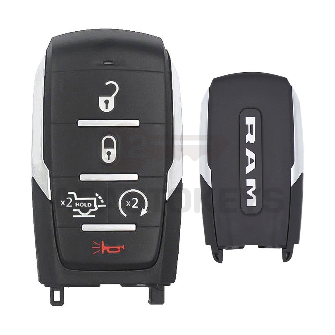RAM 1500 2025 Genuine Smart Remote Key 4+1 Buttons 433MHz 68523814AA