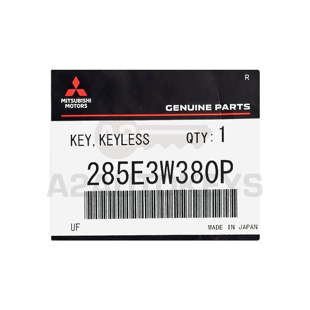 Mitsubishi Eclipse Cross 2022 Genuine Smart Remote 3 Buttons 433MHz 285E3W380P / 8637C475