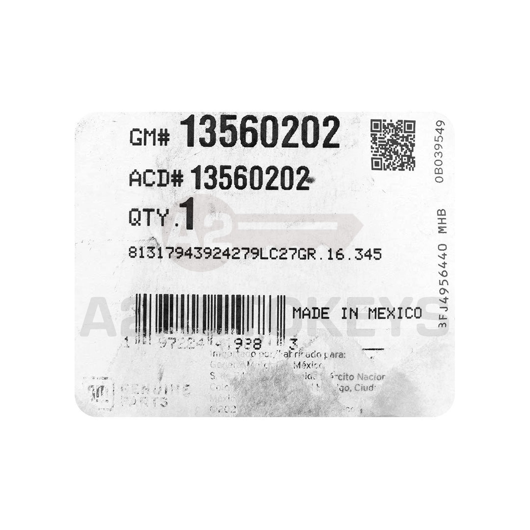 Cadillac Escalade 2021-2026 Genuine Smart Remote Key 5+1 Buttons 433Mhz 13560904 / 13546300 / 13541571 / 13538864