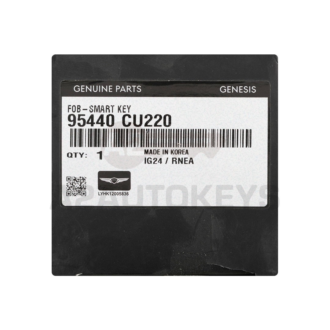 Genesis GV60 2023 Genuine Smart Remote Key 5+1 Buttons 433MHz 95440-CU220