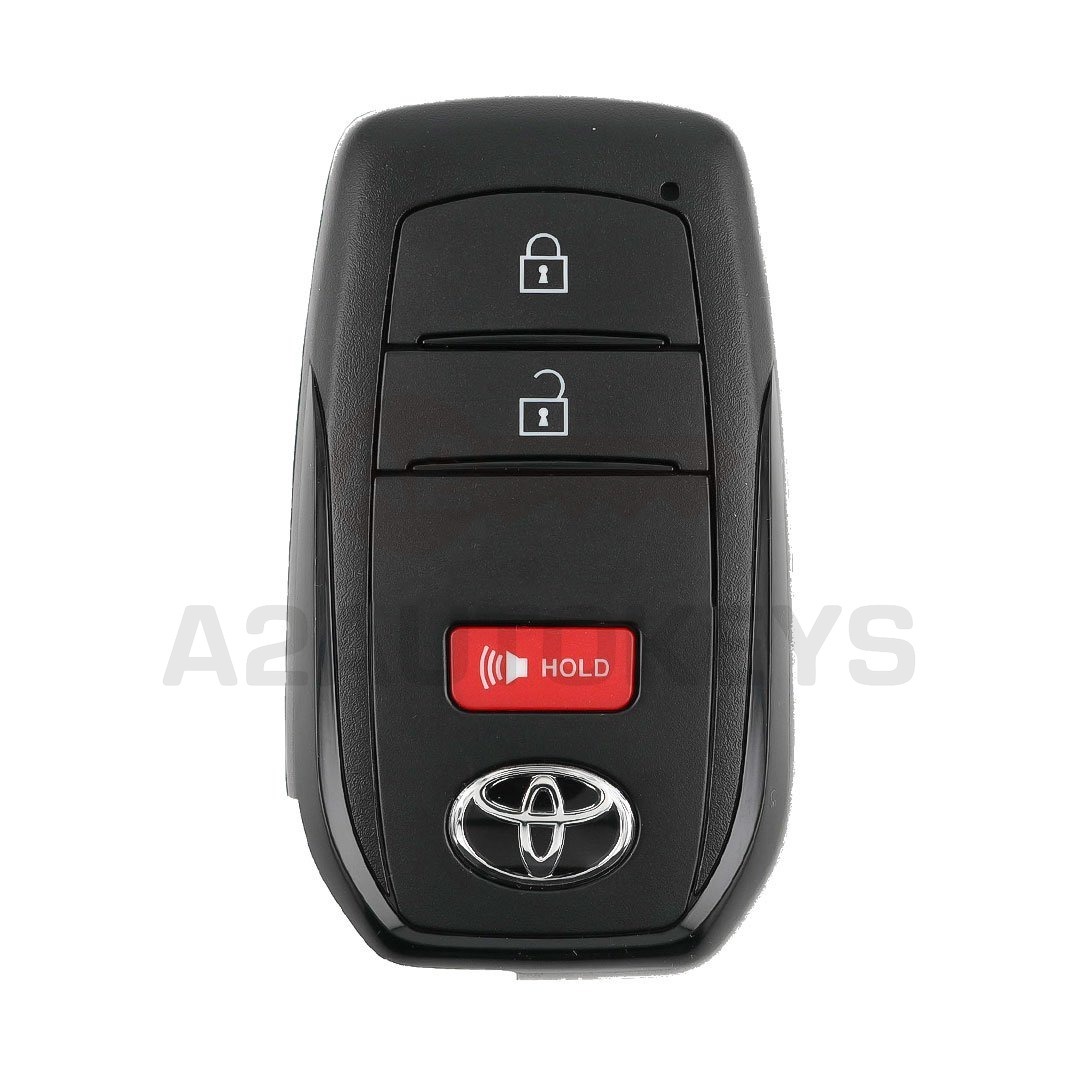 Toyota Sequoia Tacoma 2023 Genuine Smart Remote Key 2+1 Buttons 314.35/312.11MHz 8990H-0C030 / 8990H-0C031 / 8990H-60750 / 8990H-60751 / 8990H-AK010 / 8990H-AK011