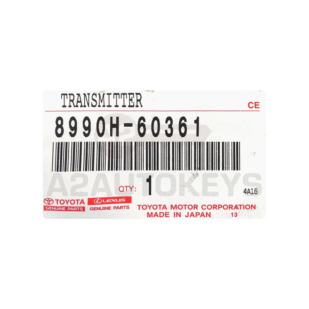 Toyota Land Cruiser GR 2022-2024 Genuine Smart Remote Key 3 Buttons 314.1/312.51MHz 8990H-60361