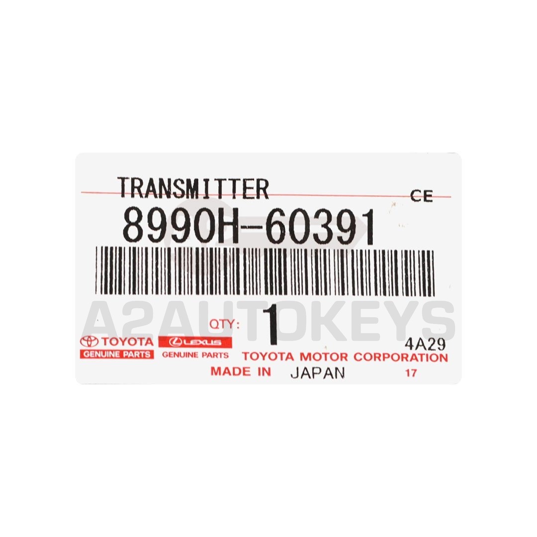 Toyota Land Cruiser GR 2022-2024 Genuine Smart Remote Key 3 Buttons 433.58/434.42MHz 8990H-60391