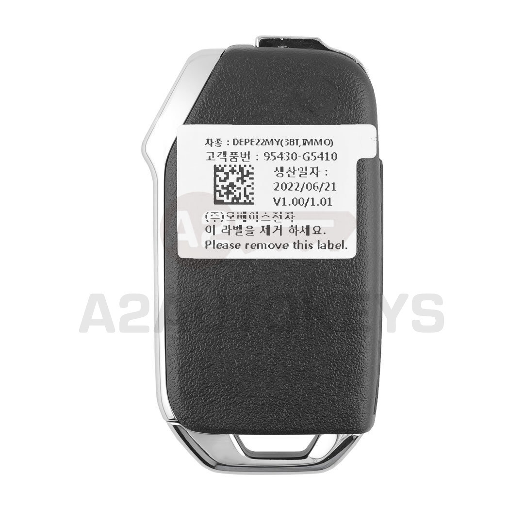 KIA Niro 2023 Genuine Flip Remote Key 3 Buttons 433MHz 95430-G5410