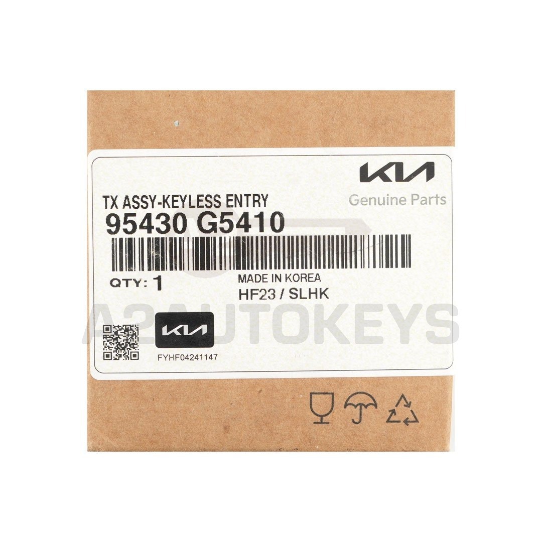 KIA Niro 2023 Genuine Flip Remote Key 3 Buttons 433MHz 95430-G5410