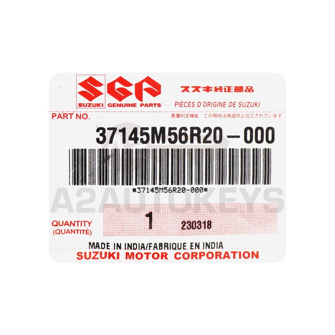Suzuki Ertiga 2019-2022 Genuine Remote Key 2 Buttons 433MHz 37145-M56R20