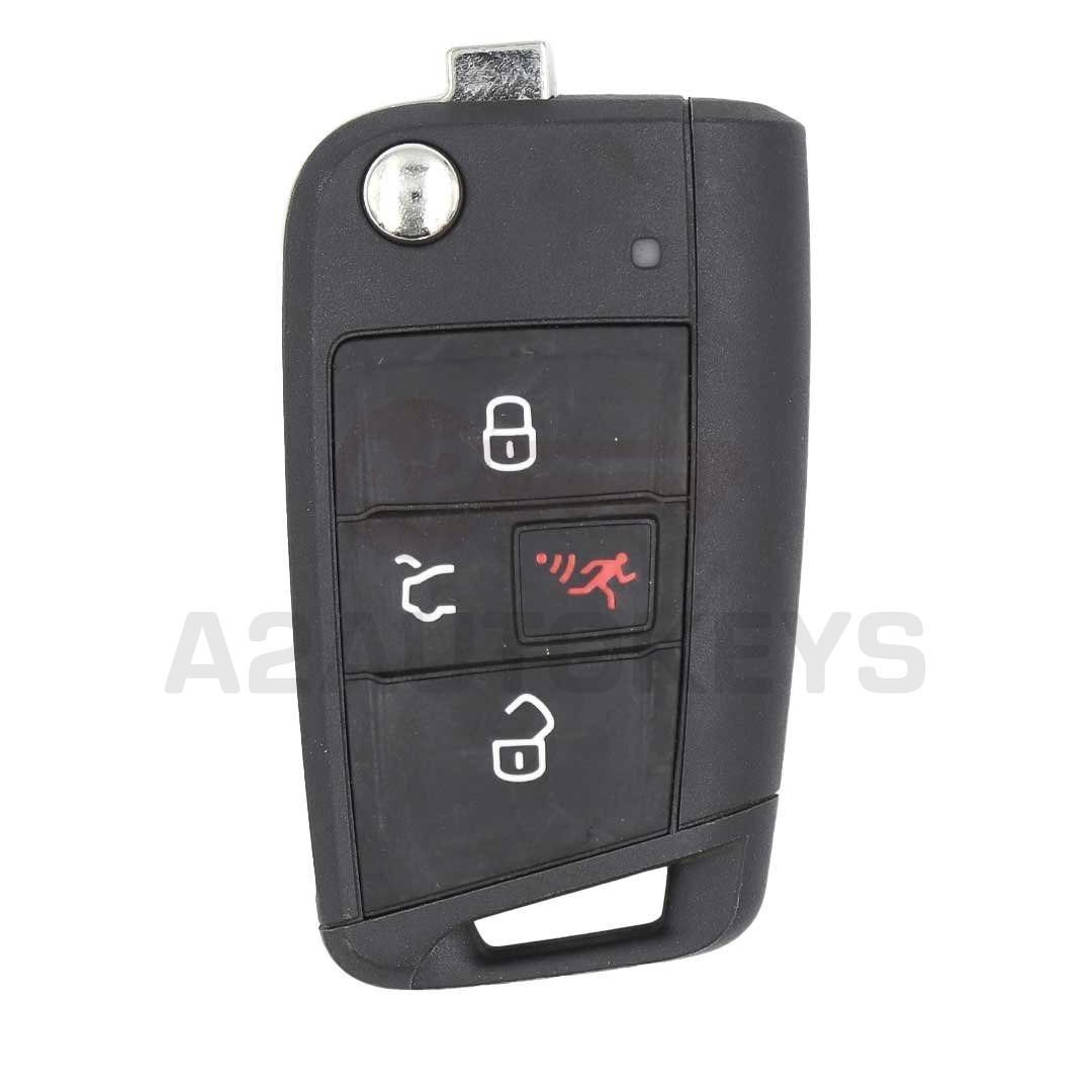 Seat MQB 2020-2023 Original Flip Remote Non Proximity 3+1 Buttons 315MHz 6F0959752A
