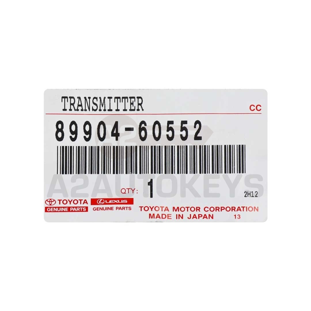 Toyota Prado 2010-2017 Genuine Smart Remote Key 3 Buttons 315MHz 89904-60552