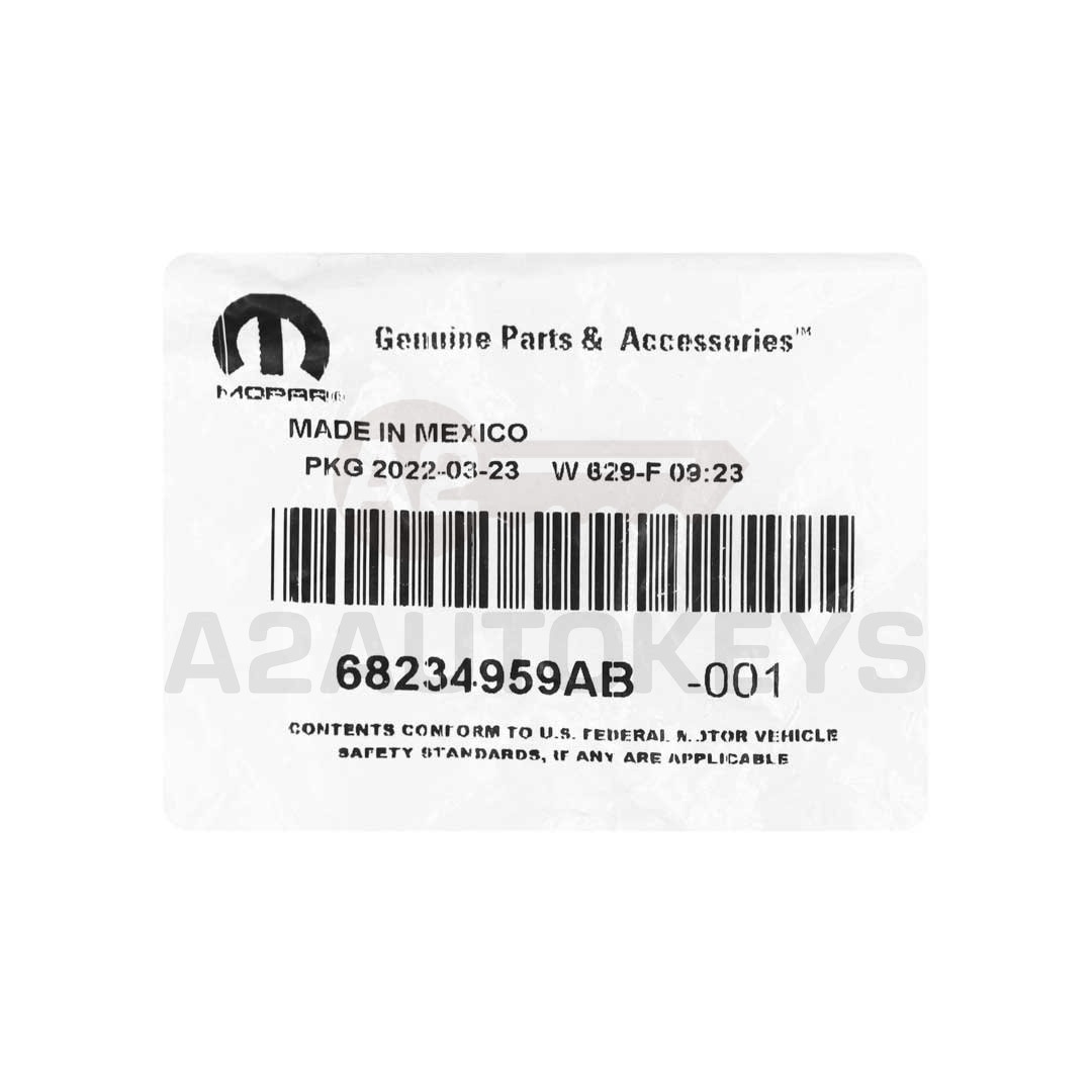 Dodge SRT 2015-2018 Genuine Smart Remote Key 4+1 Buttons 433MHz 68234959AB
