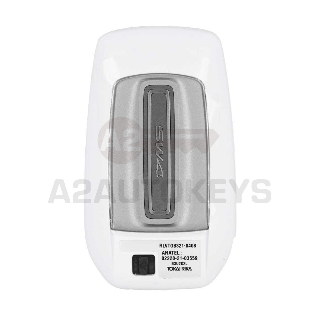 Toyota Fortuner SW4 2016-2022 Original Smart Remote Key 3+1 Buttons 312.11/314.35MHz White Color