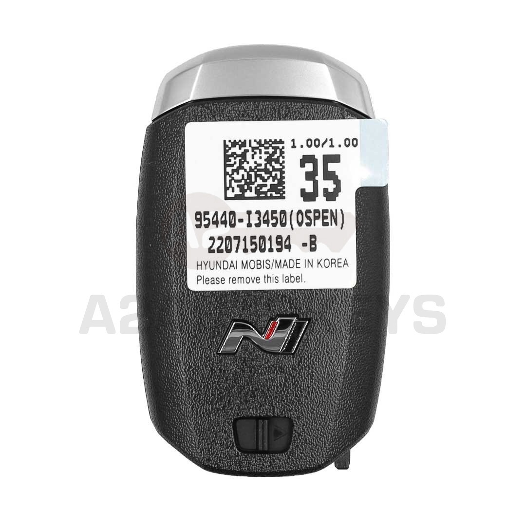 Hyundai Kona 2022 Genuine Smart Remote Key 3+1 Buttons 433MHz 95440-I3450