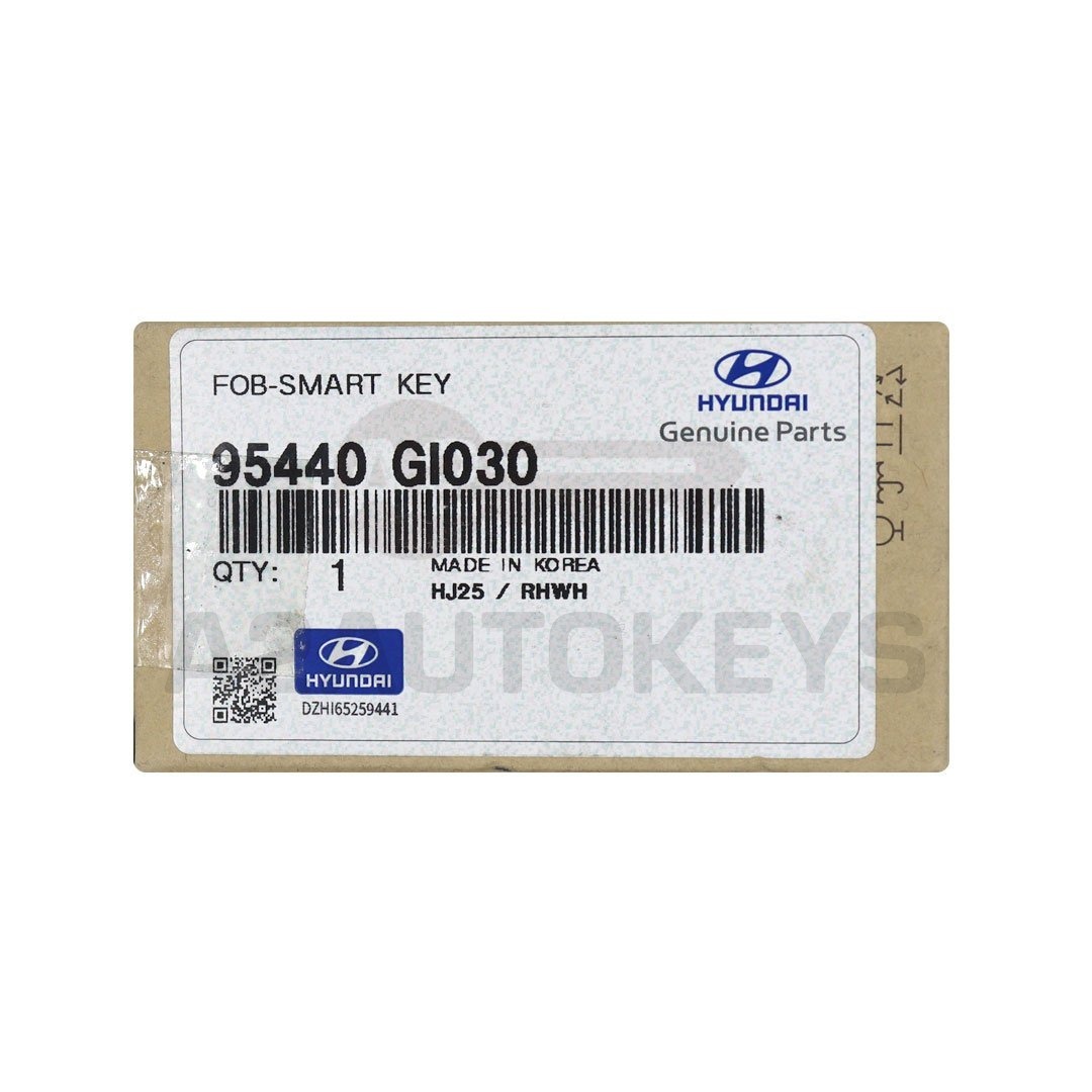 Hyundai Ioniq Hybrid 2022 Genuine Smart Remote Key 7 Buttons 433MHz 95440-GI030