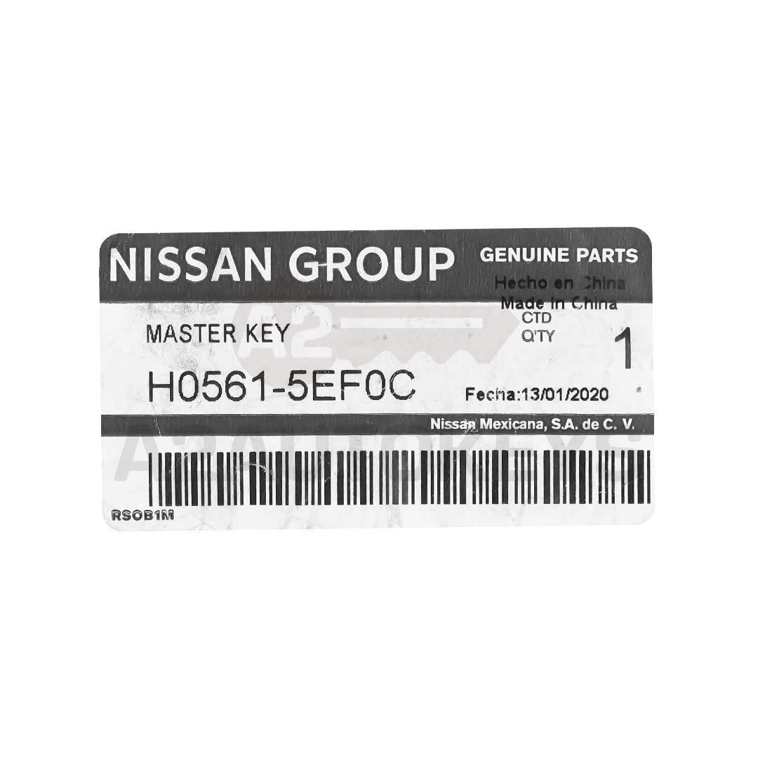 Nissan Sunny 2021 Genuine Flip Remote Key 3+1 Buttons 433MHz H0561-5EF0C