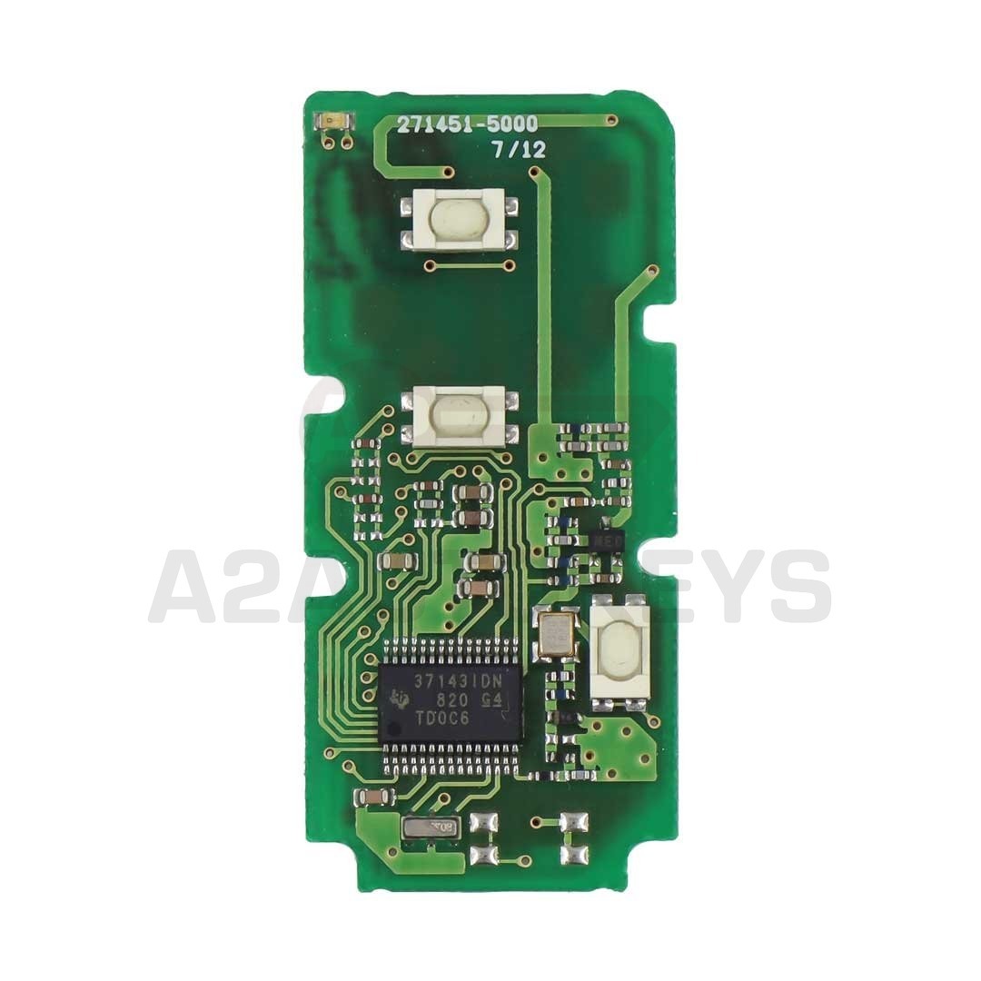 Toyota Smart Remote Key PCB 3 Buttons 312MHz 271451-5000