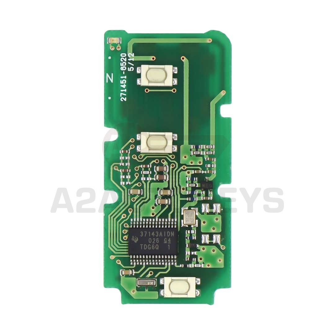 Lexus Smart Remote Key PCB 3 Buttons 312MHz 271451-6520