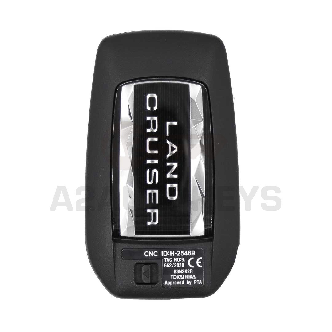 Toyota Land Cruiser 2022-2024 Smart Remote Key 2+1 Button 433.58/434.42MHz 8990H-60440 / 8990H-60481