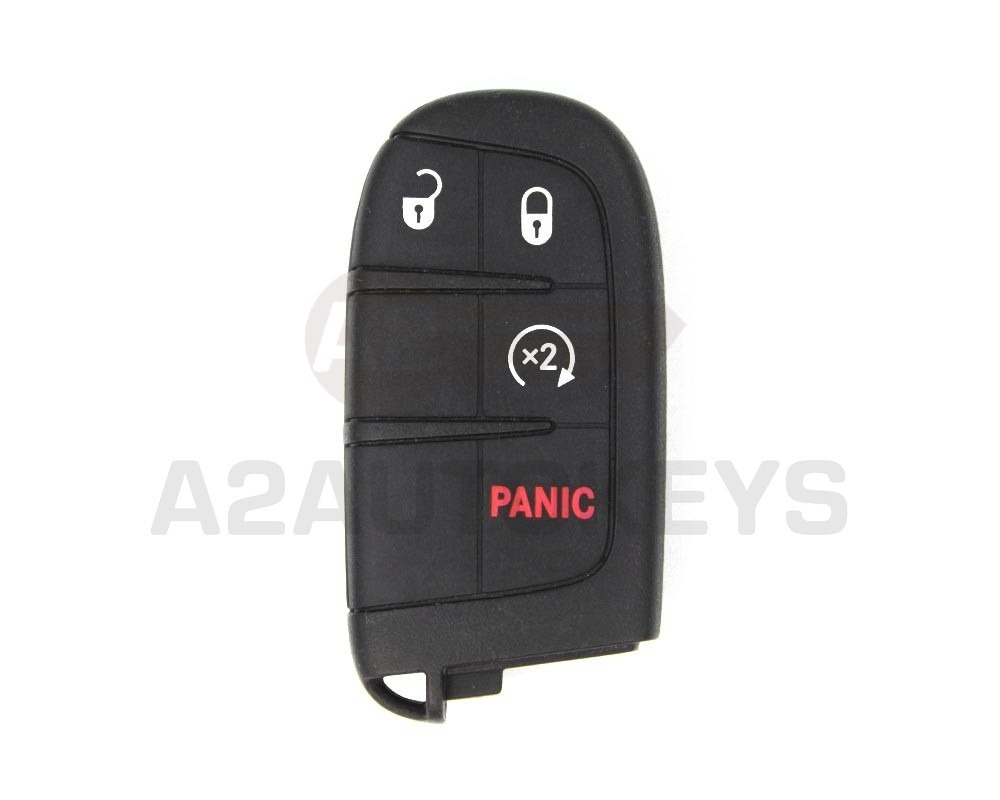Jeep Renegade 2015-2021 Genuine Smart Remote Key 3 + 1 Buttons 433MHz 5XE93DX9AA, 68266733AA, 68275036AA, 6BY88DX9AA, 6FC24DX9AA, 6FD98DX9AA, 7QG13DX9AA, 7QG14DX9AA