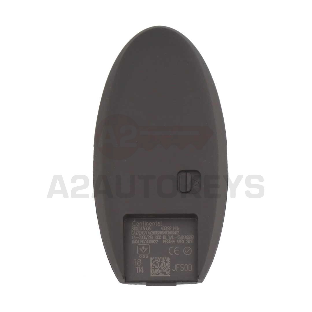 Nissan GTR 2019 Genuine Smart Remote Key 3 Buttons 433MHz 285E3-JF50D