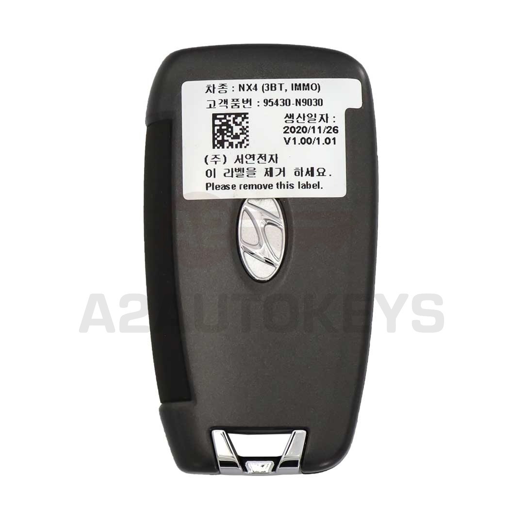 Hyundai Tucson 2022 Genuine Flip Remote 3 Buttons 433MHz 95430-N9030