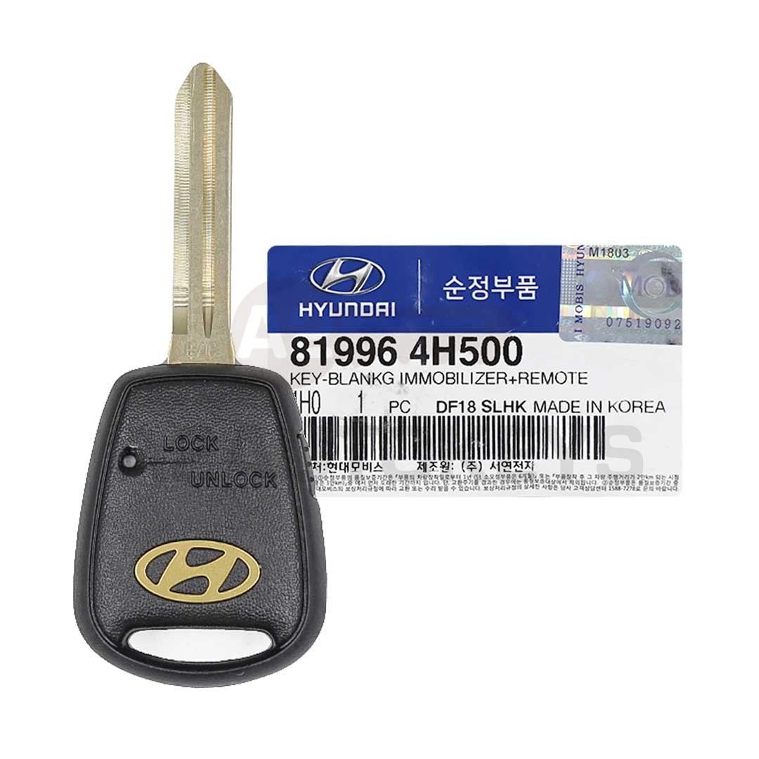 Hyundai H1 2008 Genuine Remote Key 1 Button 433MHz 81996-4H500