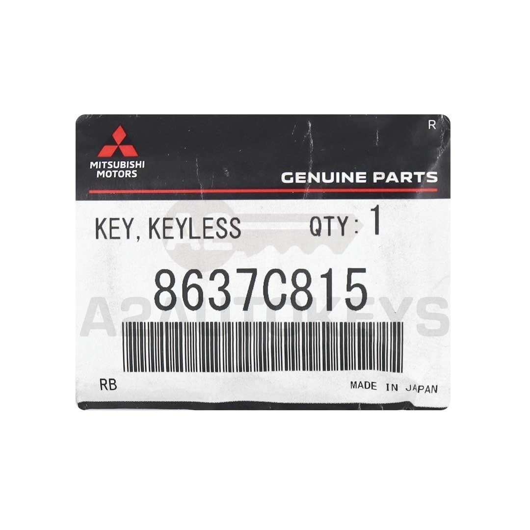 Mitsubishi Outlander PHEV 2018-2020 Genuine Smart Key 3+1 Buttons 8637B665 / 8637C815