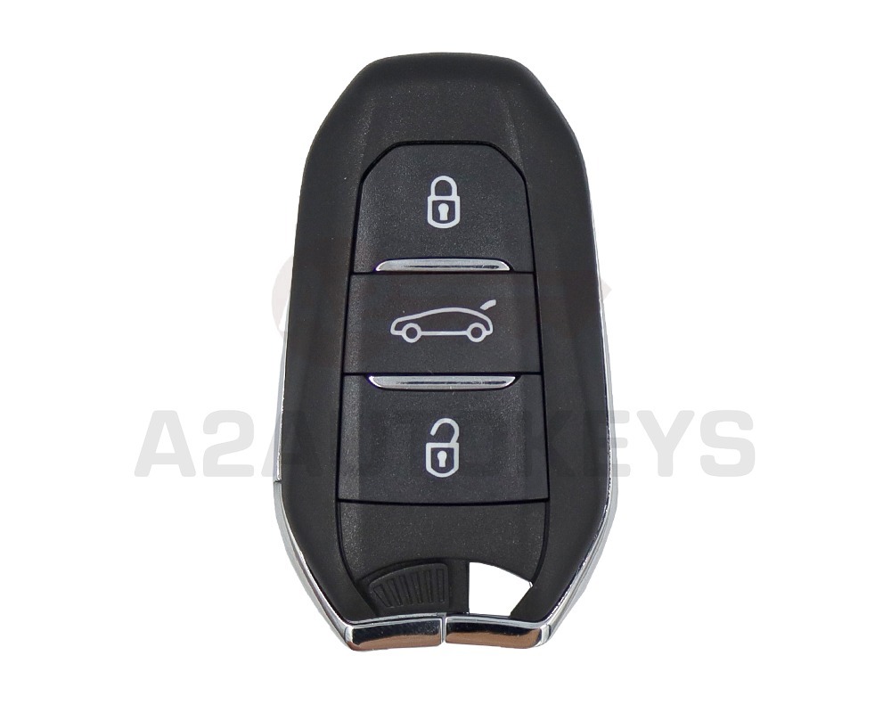 Peugeot Citroen Ds Smart Remote Key 3 Buttons 433MHz ID46 Transponder