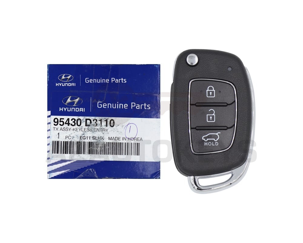 Hyundai Tucson 2016 Genuine Flip Remote Key 433MHz 95430-D3110