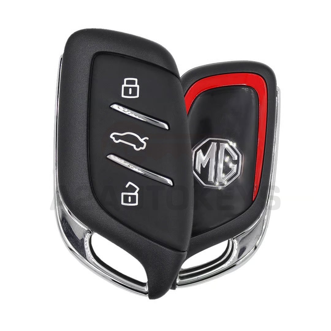 MG 2024 Hybrid Original Smart Remote Key 3 Buttons 433MHz Black (Red Line) Color 10730307-RMK - 11284773